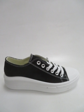 Trampki Damskie na koturnie (36-41) 19212 BLACK