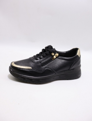 Buty sportowe damskie na płaskim (36-41) BK616 BLACK