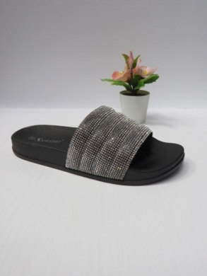 Klapki damskie na płaskim (36-41) CK265 BLACK