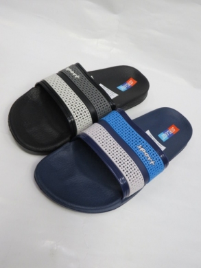 Basenówki męskie (41-46) H382 BLACK/NAVY