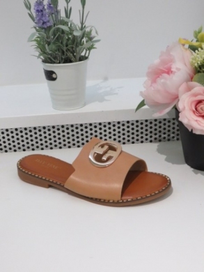 Klapki damskie na płaskim (36-41) RH-5 BEIGE