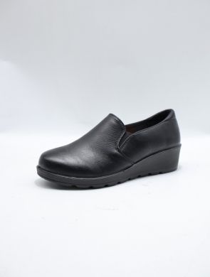 Półbuty damskie na koturnie (36-41) T81008 BLACK