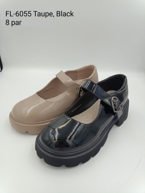 Półbuty damskie na obcasie (36-41) FL-6055 BLACK