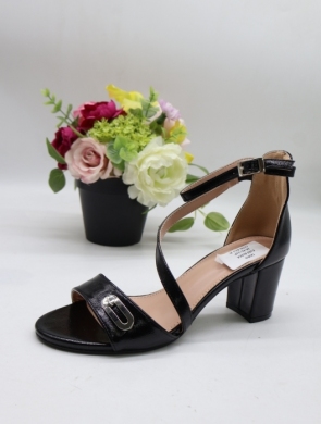 Sandały damskie na obcasie (36-41) 6280 BLACK