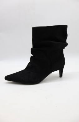 Botki damskie ocieplane na szpilce (36-41) E8691B BLACK