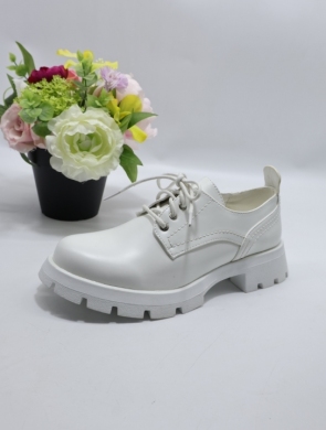 Półbuty damskie na płaskim (36-41) NC1261 WHITE