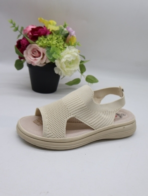 Sandały damskie na płaskim (36-42) 22029-4 BEIGE