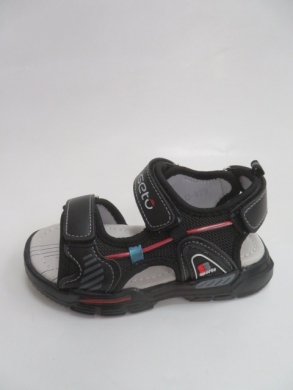 Sandały chłopięce (26-31) D929 BLACK/RED