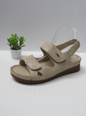 Sandały damskie na koturnie (36-41) 0533 BEIGE