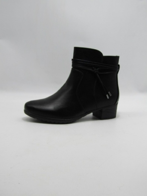 Botki damskie ocieplane na obcasie (36-41) 61692 BLACK