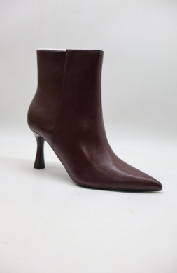 Botki damskie na szpilce (36-41) X8478 WINE
