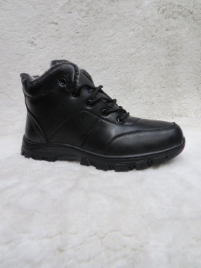 Botki męskie ocieplane (40-46) FL005-2D BLACK