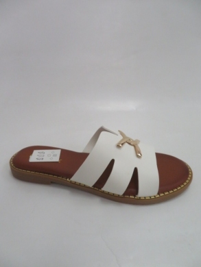 Klapki damskie na płaskim (36-41) HL200 WHITE