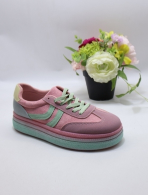 Buty sportowe damskie na płaskim (36-41) 8999 PINK