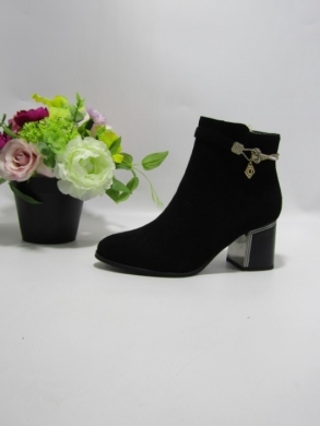 Botki damskie na obcasie (36-41) R627 BLACK