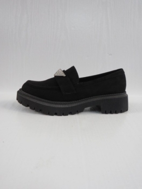 Mokasyny damskie na płaskim (36-41) NN313 BLACK