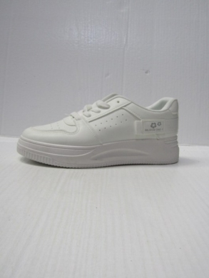 Buty sportowe damskie na płaskim (36-41) 6821-8 WHITE