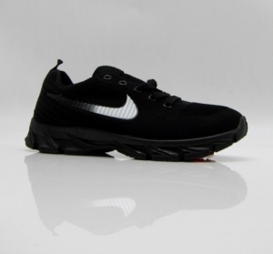 Buty sportowe damskie na płaskim (36-41) D101 BLACK