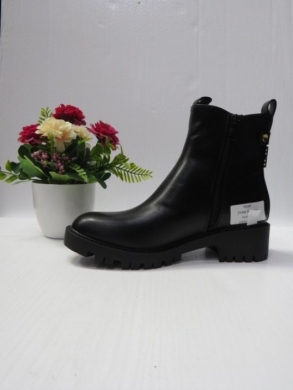 Botki damskie na płaskim (36-41) ZY001 BLACK