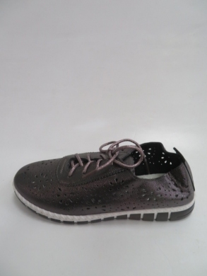 Tenisówki damskie na płaskim (36-41) AJH1002-7 PEWTER