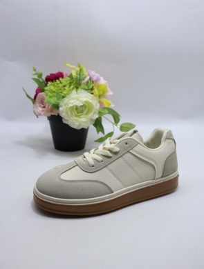 Buty sportowe damskie na płaskim (36-41) HZ-522 BEIGE