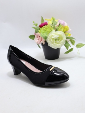 Czółenki damskie na obcasie (36-41) YO-685 BLACK