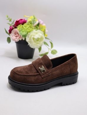 Mokasyny damskie na płaskim (36-41) LP0905 BR/MIC