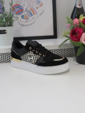 Buty sportowe damskie na płaskim (36-41) 2250 BLACK