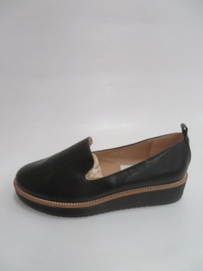 Półbuty damskie na koturnie (36-41) 1566 BLACK