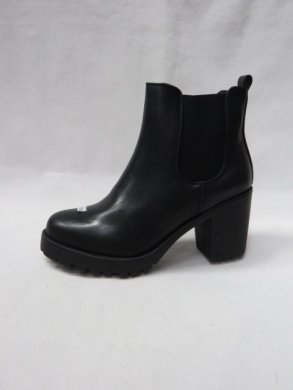 Botki damskie na obcasie (36-38) KA782 BLACK