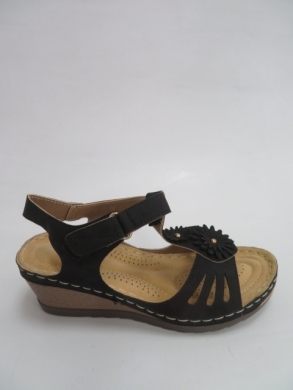 Sandały Damskie na koturnie (36-41) D-82 BLACK