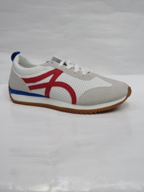 Buty sportowe damskie na płaskim (36-41) AB1013 WHI/BLUE/RED