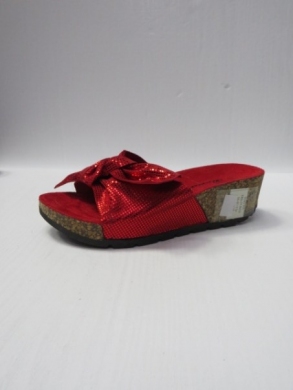 Klapki damskie na koturnie (36-41) FRS-57 RED