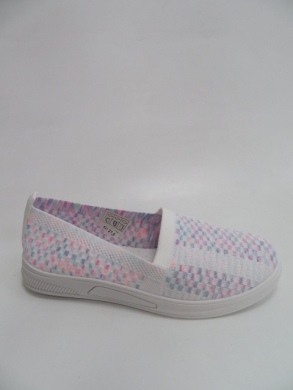 Tenisówki damskie na płaskim (36-41) 92055 WHITE