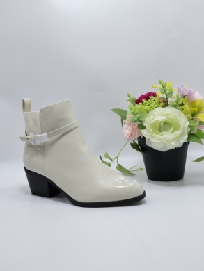 Botki damskie na obcasie (36-41) H9987-1 BEIGE
