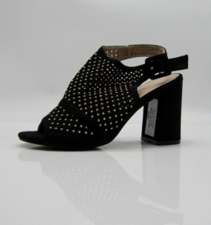 Sandały damskie na obcasie (36-41) 6272 BLACK