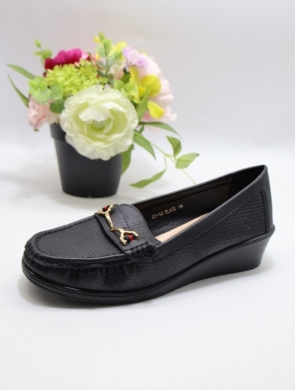 Półbuty damskie na koturnie (36-41) QQ-16 BLACK