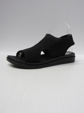Sandały damskie na płaskim (36-41) 6056-2 BLACK