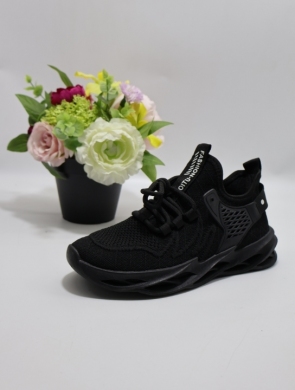 Buty sportowe damskie na płaskim (36-41) 28660 BLACK