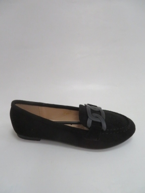 Mokasyny damskie na płaskim (36-41) 3632 BLACK