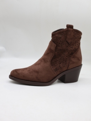 Botki damskie na obcasie (36-41) H258 BROWN