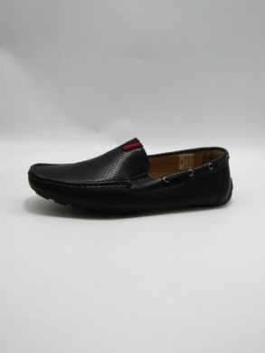 Mokasyny męskie (40-45) H2313-1 BLACK