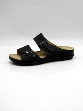 Klapki damskie na płaskim (36-42) 92081-1 BLACK