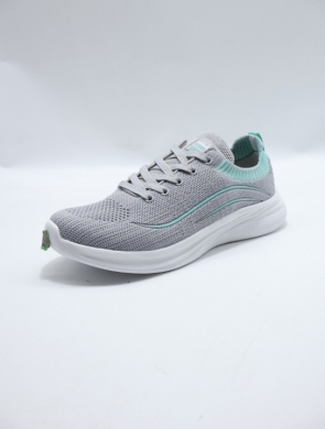 Buty sportowe damskie na płaskim (37-41) LXC8606-H LGREY/MINT