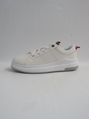 Buty sportowe damskie na płaskim (36-41) 3402-3 WHITE/SILVER