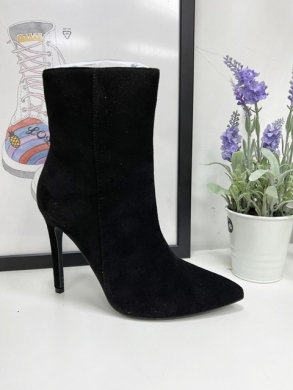 Botki damskie na szpilce (36-41) 6835 BLACK