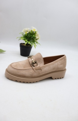 Mokasyny damskie na płaskim (36-41) J1809 BEIGE