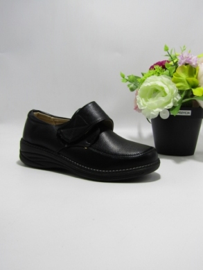 Półbuty damskie na płaskim (37-42) 6919 BLACK