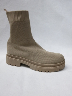 Botki damskie na płaskim (36-41) A-35 KHAKI