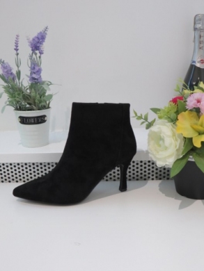Botki damskie na szpilce (36-41) 8720 BLACK